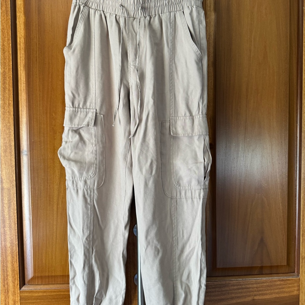 INC International Concepts Beige Cargo Joggers